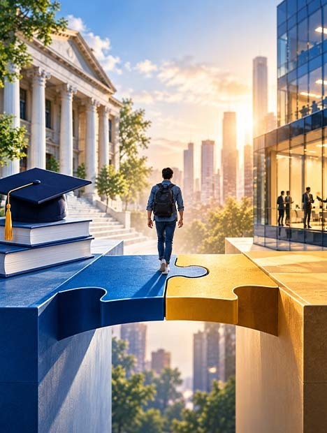 Conectamos el talento joven con el mundo empresarial